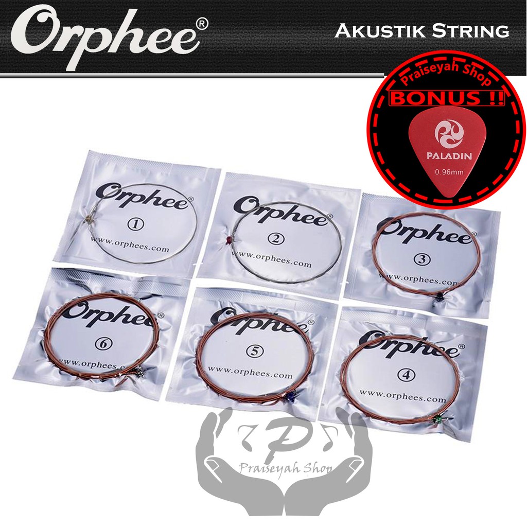 Senar Gitar Akustik String 0,11 Orphee SA38 Phosphor Copper SA 38