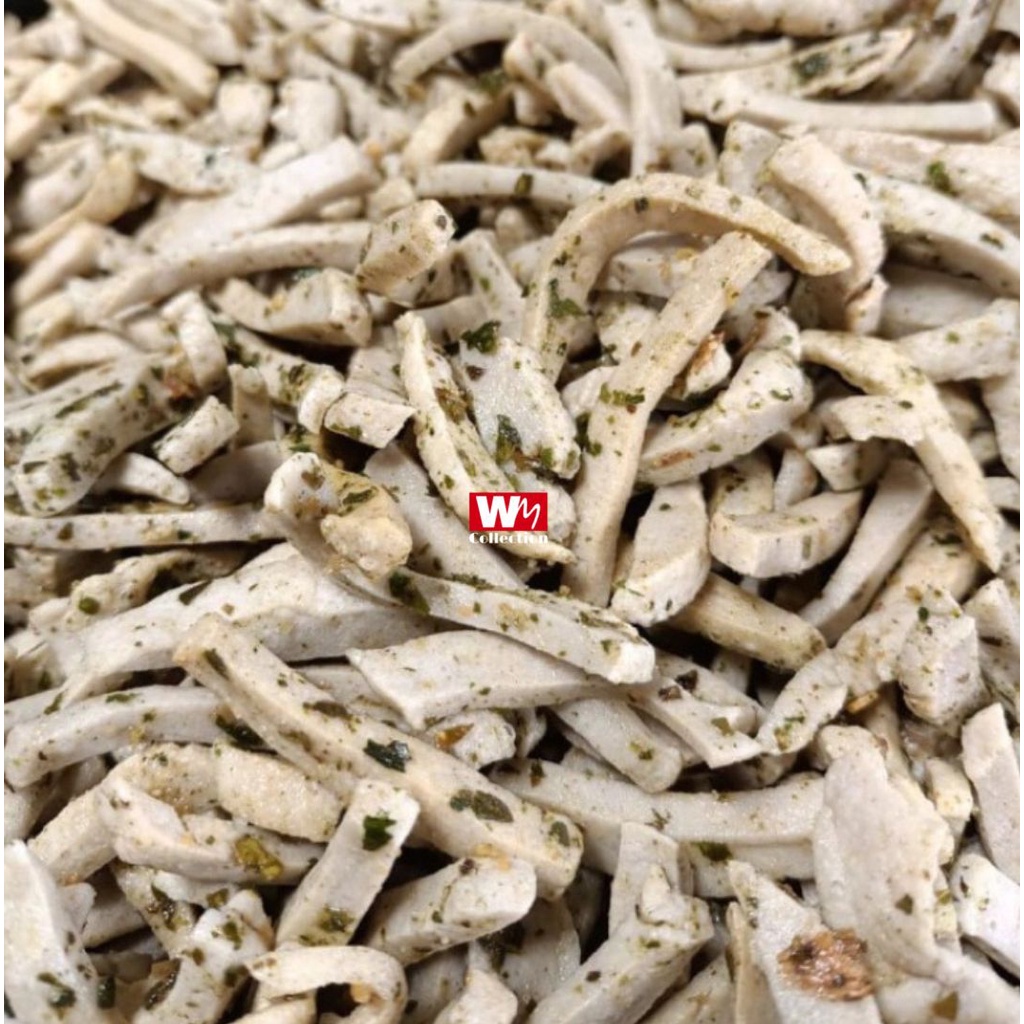 Basreng Daun Jeruk 100 Gram Baso Goreng Gurih Pedas HALAL Basreng Gurih Super Pedas, Original, Balado Basreng Fress Viral-Original Daun Jeruk