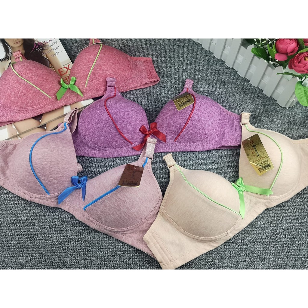 BRA / BH WANITA 856 SIZE 36-38 TANPA KAWAT BAHAN HALUS IMPORT