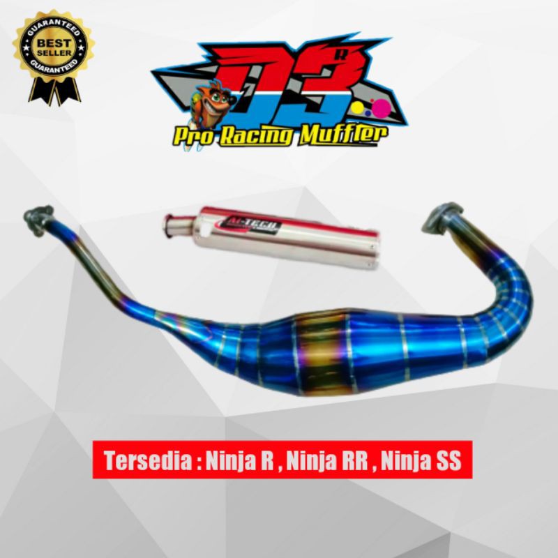 Knalpot Aitech Ninja R RR Bluemoon