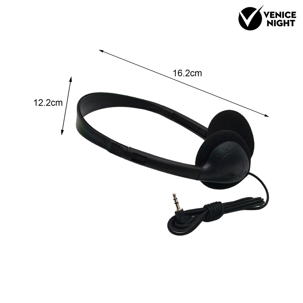 (VNEP) (Berkabel) 857 Headset Gaming Stereo Portable Noise Reduction Bahan ABS Dengan Jack 3.5mm