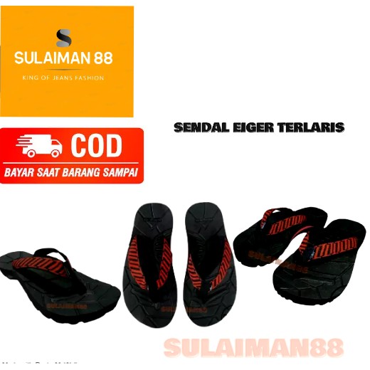 SANDAL PRIA SANDAL OUTDOOR SANDAL JEPIT EIGER TALI MERAH