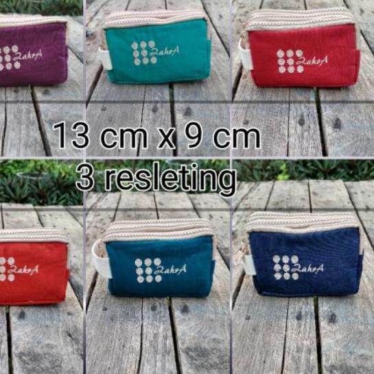 Laris|SQ17|DOMPET MURAH WANITA ZAHRA KECIL 3 RESLETING UKURAN 13 CM