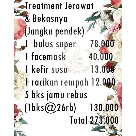 Treatment Wajah Jerawat Batu Noda Jerawat Kusam Berminyak Kulit Sensitif Beruntusan (paket pendek)