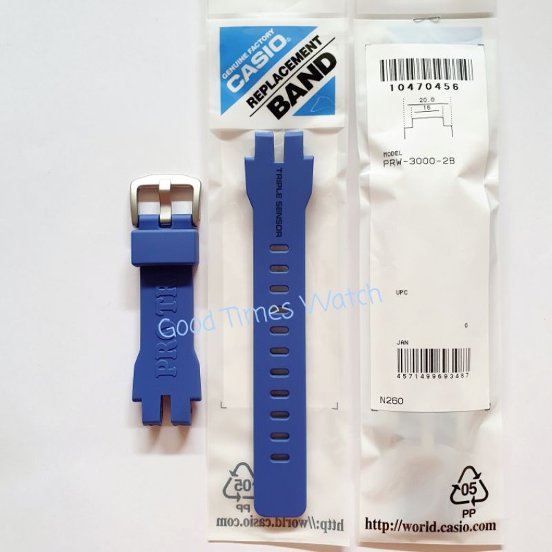 STRAP PRO TREX PRW-3000-2B PRW 3000 Casio Original