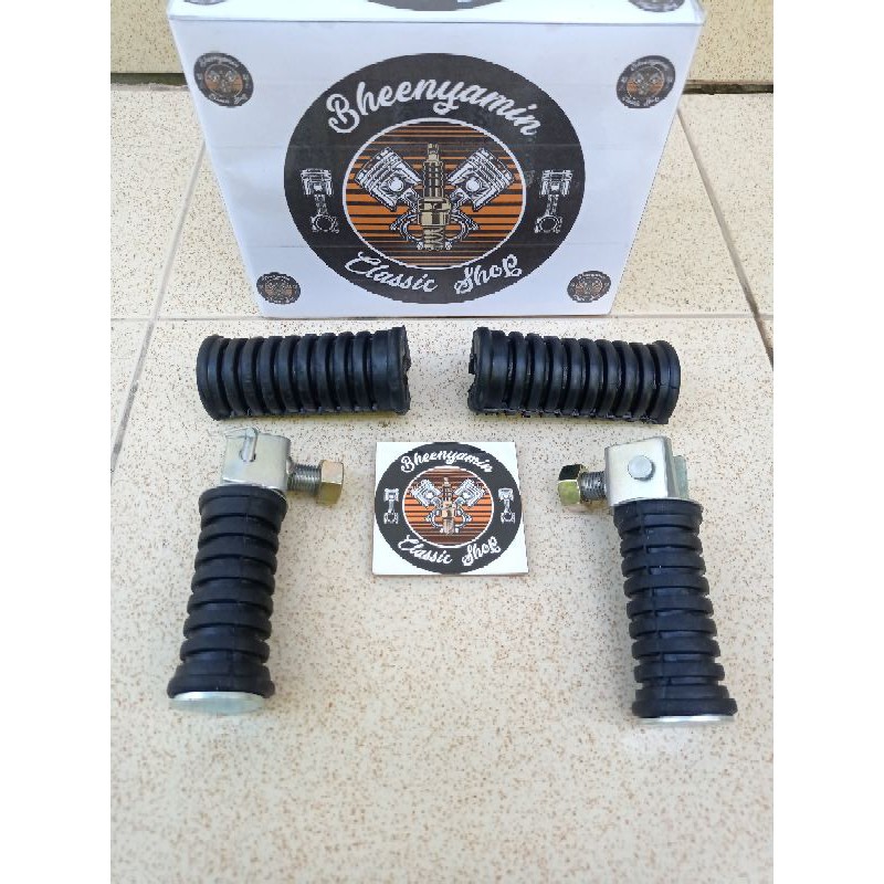 Karet Step Injakan Fostep Fotstep Postep Depan Belakang Yamaha V75 V 75 V80 V 80 V80SDX SDX Super du