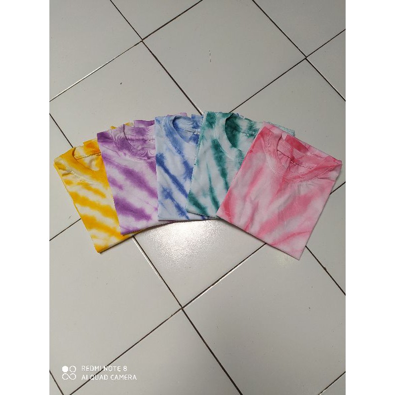 KAOS KATUN TIE DYE SOFT COWOK CEWEK