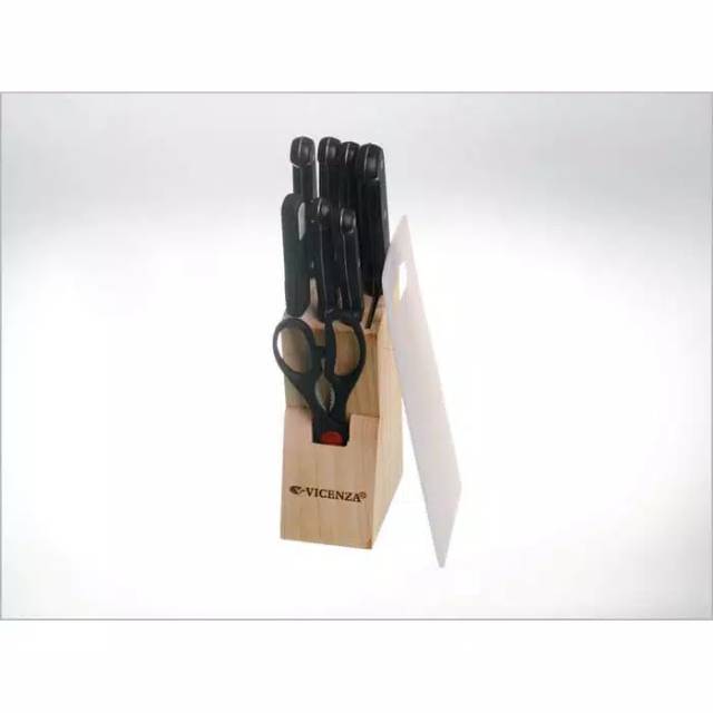 Vicenza V910K Stainles Steel Knife Set - Hitam