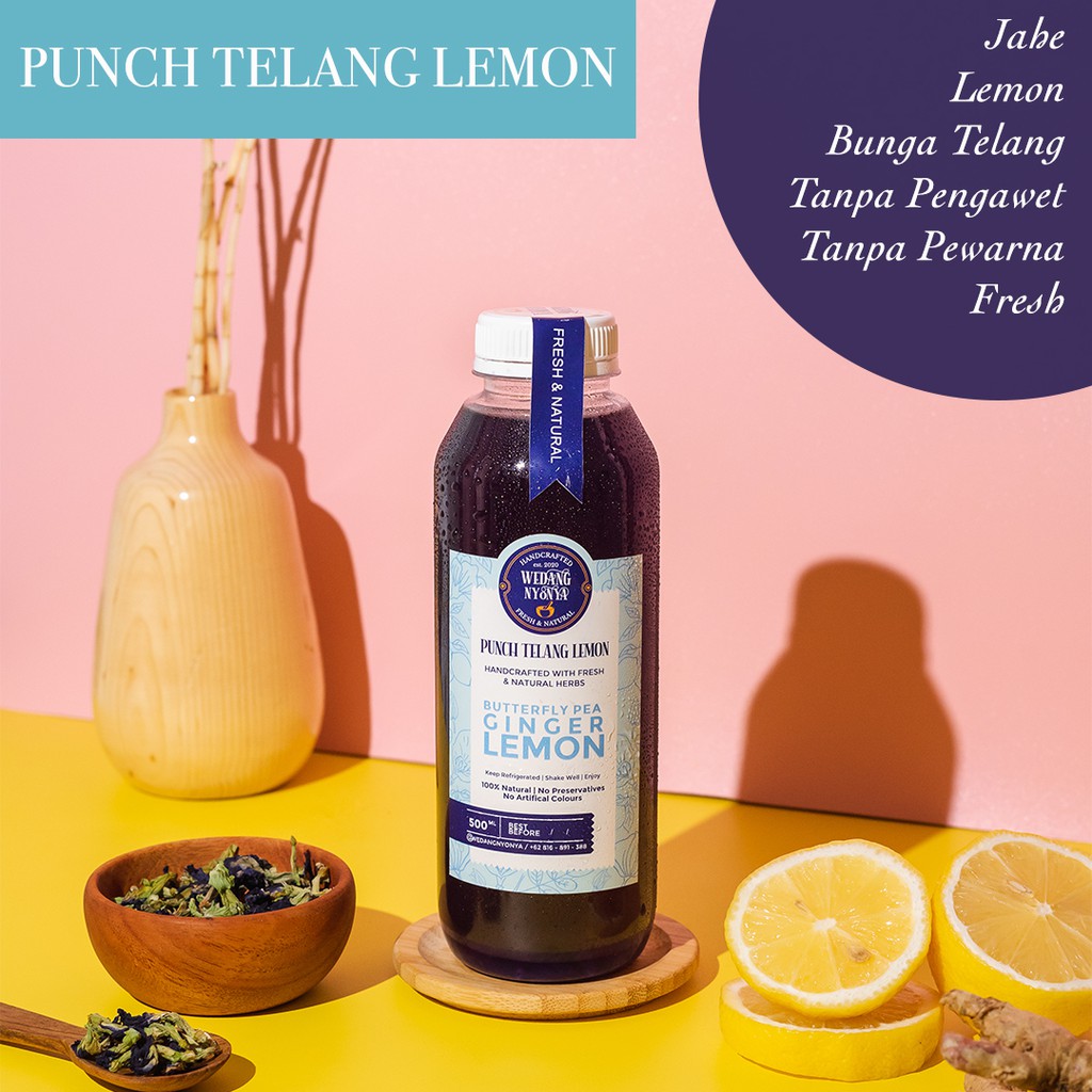 

Punch Telang Lemon - Wedang Nyonya