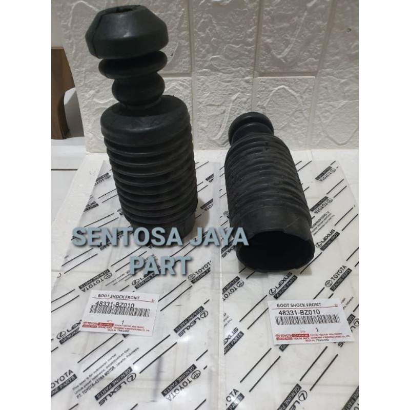 KARET BOOT SHOCK DEPAN AVANZA AGYA XENIA SOLUNA GREAT ASLI