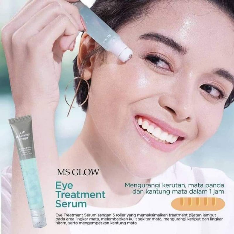 MS GLOW EYE TREATMENT SERUM / SERUM MATA MS GLOW / KANTUNG MATA KERUTAN LINGKAR HITAM