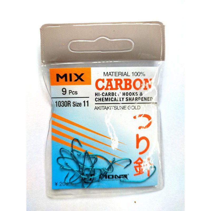 Mata Pancing Kail Carbon Mix Akitakitsune 0.1, 0.3, 0.6, 0.8, 1, 2, 3, 4, 5, 6, 7, 8, 9, 10, 11