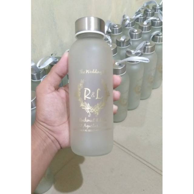 Souvenir pernikahan dan kantor tumbler kaca