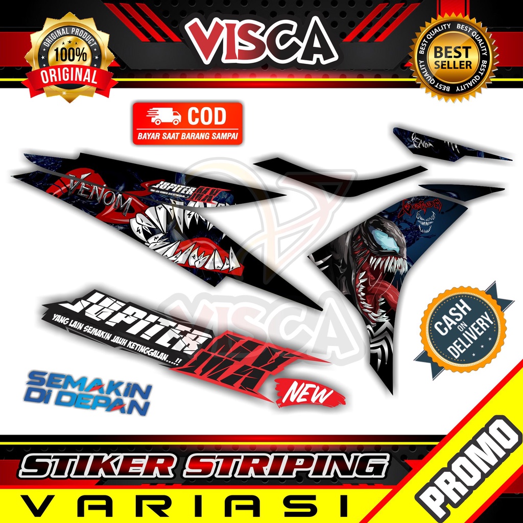 Striping Jupiter MX New 135 - Stiker Sticker Striping Variasi Lis Yamaha Jupiter MX New 135 - Stripi