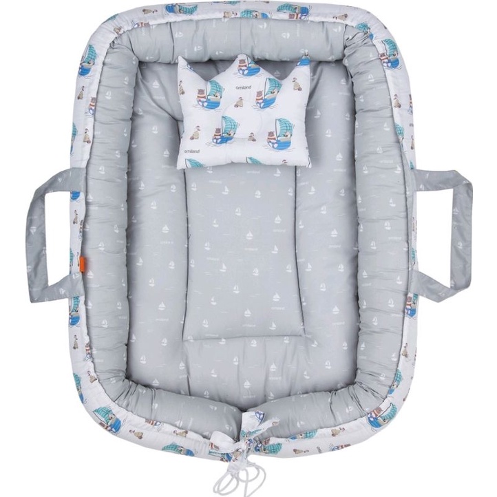 Omiland Kasur Bayi Serut + Kelambu Kojong (Bisa Dilepas) Sailor Series - OB41161-2-2