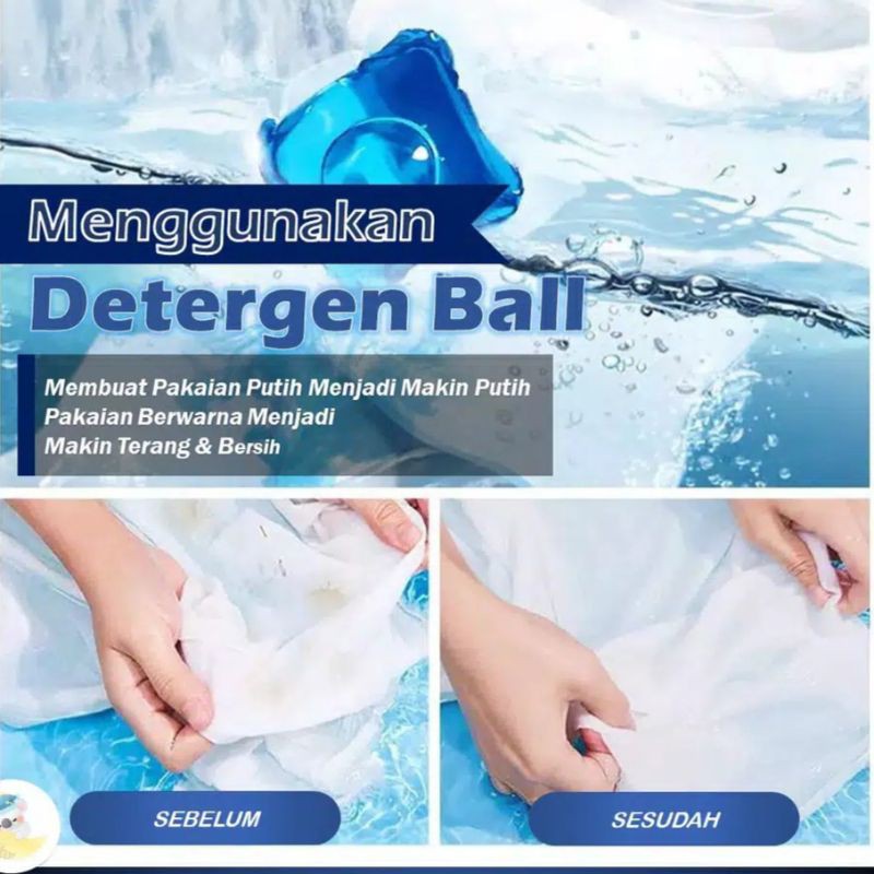 [50pcs] Laundry detergent Gel Ball / SABUN cuci baju antiseptik / Deterjen Laundry Gel Ball