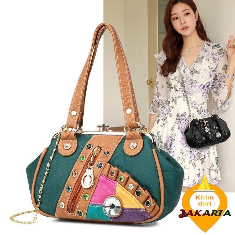 (2PC BISA IKG)GTBI99887279 New Arrival  !!!  Tas Selempang  Tas Wanita Import  Premium Terbaru