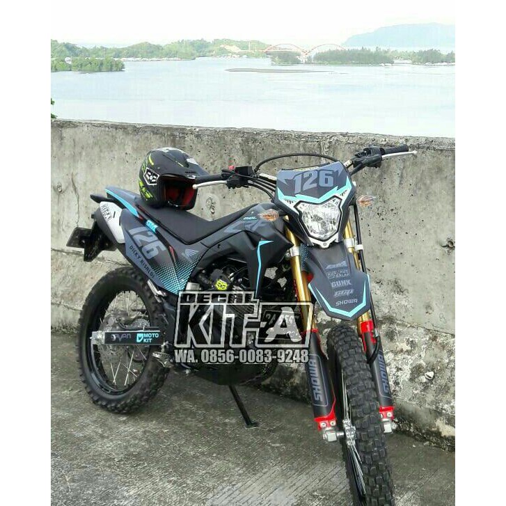 Decal Stiker Motor Crf 150 L Tosca Matte Minimalis Dekal Sticker