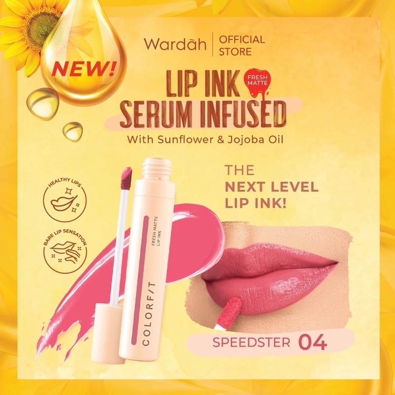 WARDAH Colorfit Fresh Matte Lip Ink Indonesia / Lipstick Facial Wash Face Essence Toner Mist Serum Day Night Eye Cream Sunscreen Mask Masker Tint Gloss / Lightening Crystal Secret Acnederm Nature Daily Renew You C Defense Uv Shield Spf Acne Paket Series