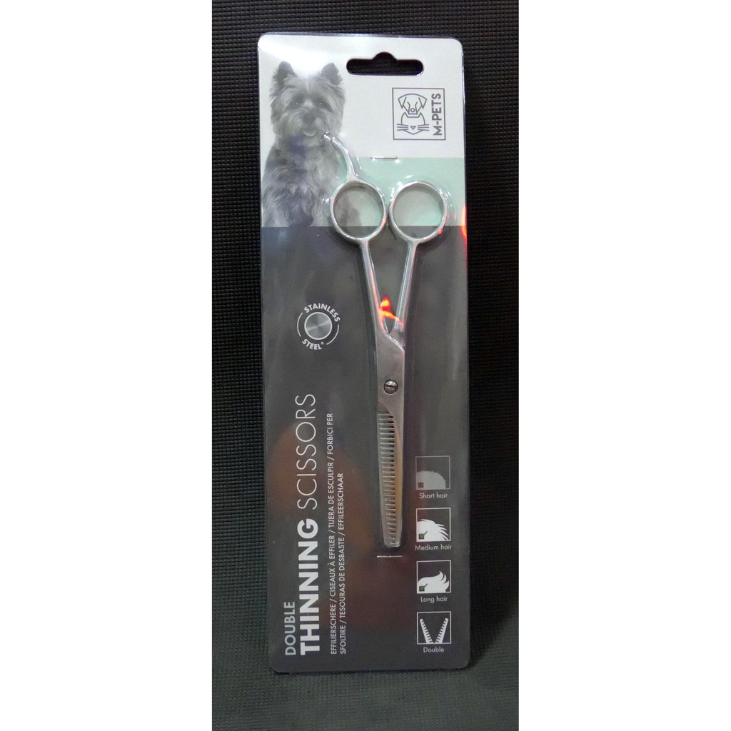 MPets Double Thinning Scissors Steel MP10108600