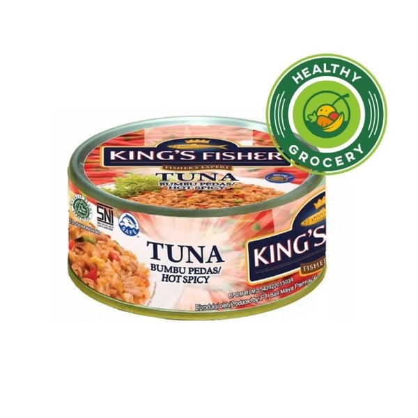 

Gg01Hh King'S Fisher Tuna Hot Spicy 170Gr Tuna Pedas Ds01Gkk