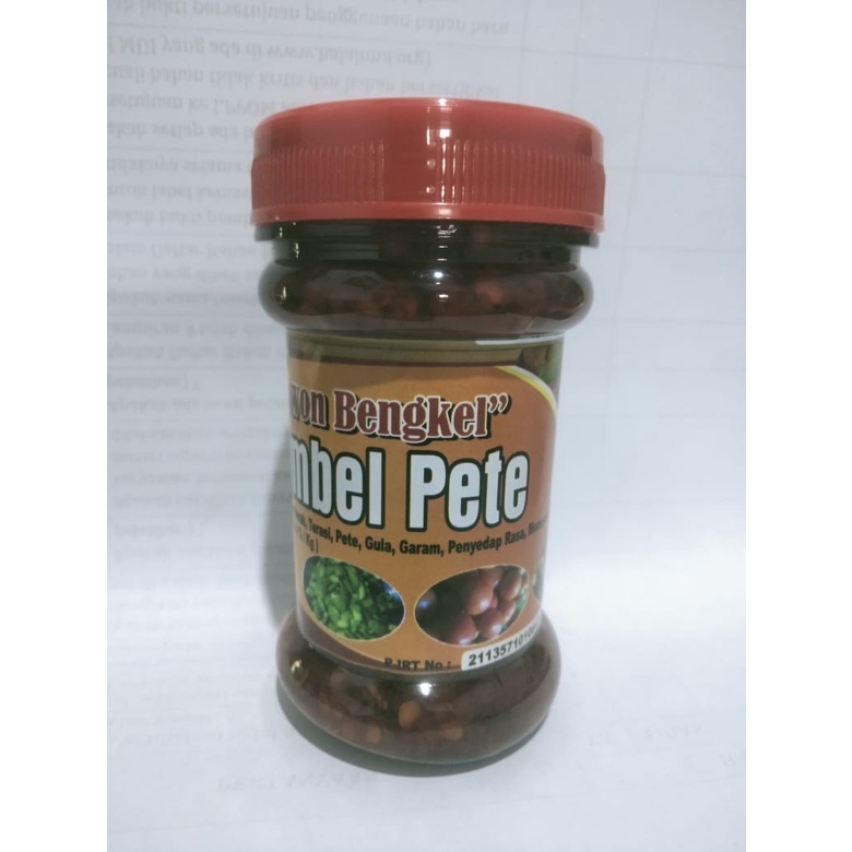 

Sambel Pete Pawon Bengkel(Pawbenk) Khas Kediri 150 gram
