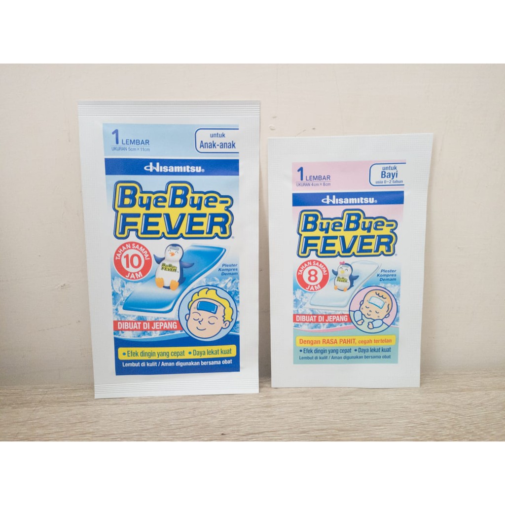 BYE BYE FEVER 1 BOX-MENURUNKAN DEMAM DAN MEREDAKAN SAKIT KEPALA ANAK