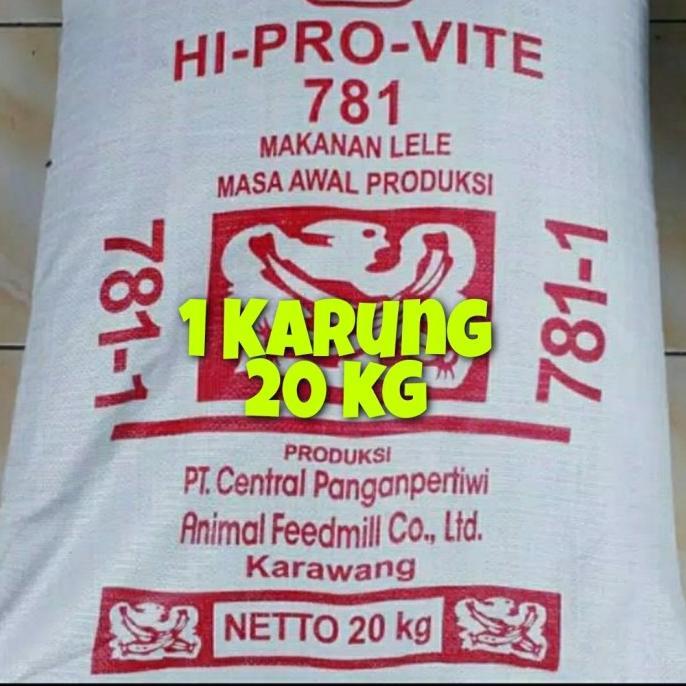 pelet ikan 781-1 20kg pakan ikan 781-1 pelet lele pelet nila gurame