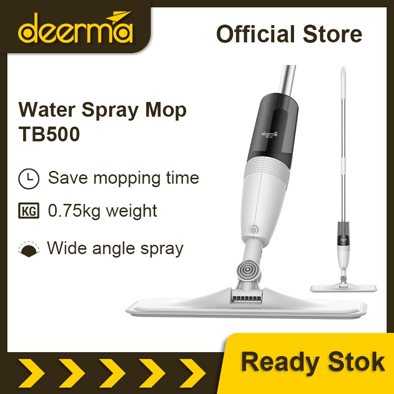 

Deerma Water Spray Mop TB500 Light Weight 360 Rotating Rod Clean Tool for smart Home