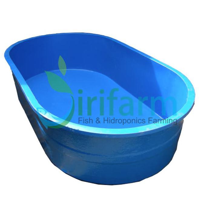 BEST SELLER BAK / KOLAM IKAN OVAL 220X120X50 CM 1135 LT FIBER TEBAL BERKUALITAS TERPERCAYA