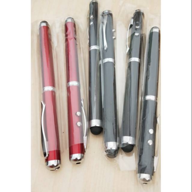 

Pensil Stylus 4 in 1 pen laser senter HP tablet TaffLED 4 in 1 jnp Pen
