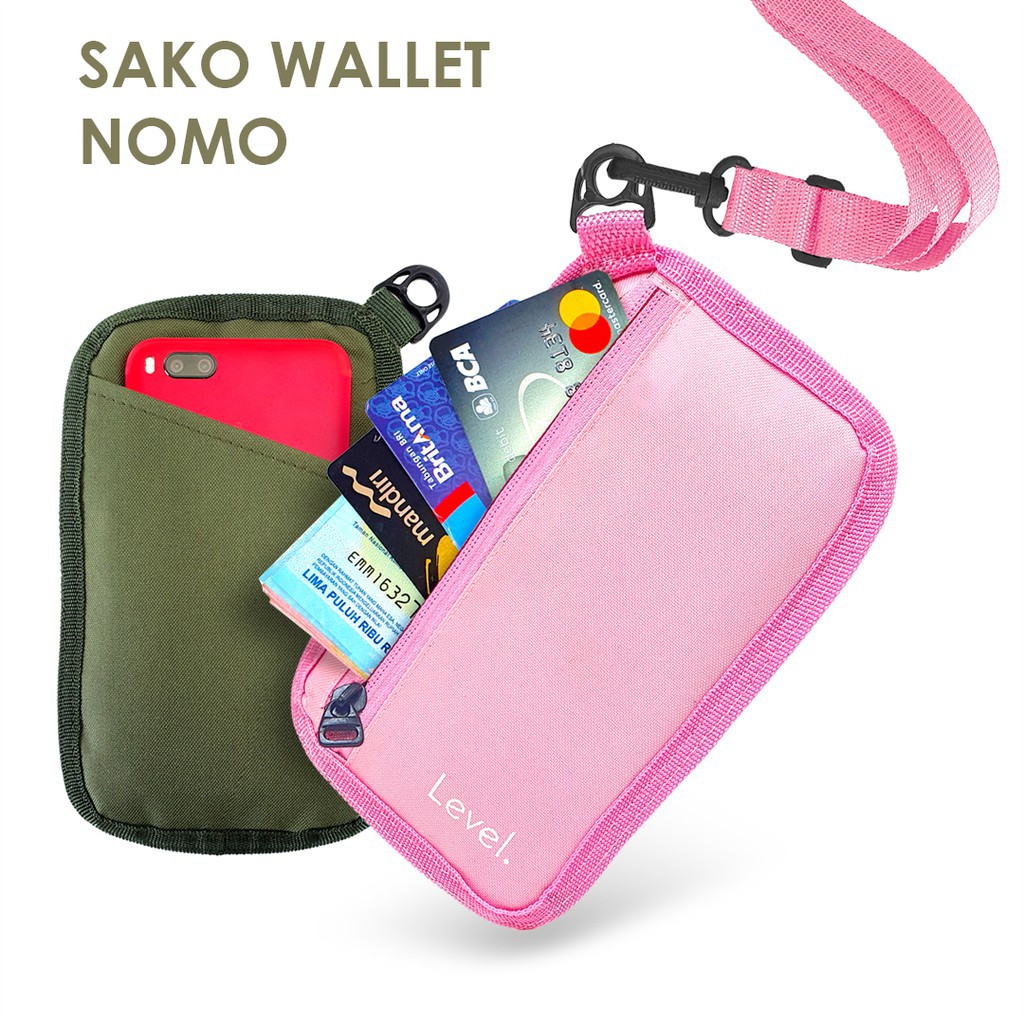 FASHIONSTOREKU TAS LEVEL HANGING WALLET LEVEL NOMO