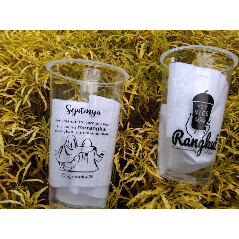 gelas cup plastik oval sablon 18oz ketebalan 8 gram merek starindo-1