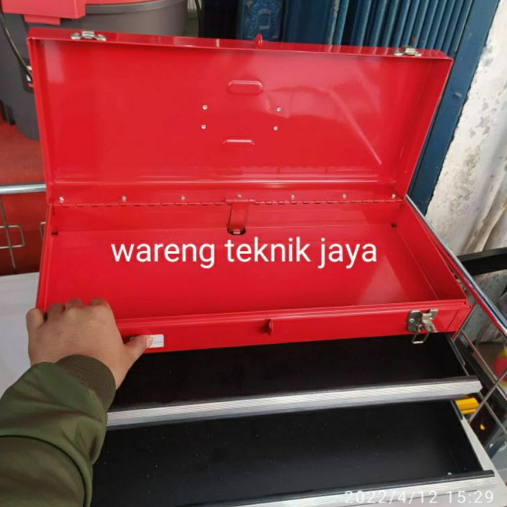 etool box chest red 2 drawer D 132 - kotak tempat alat-alat kunci
