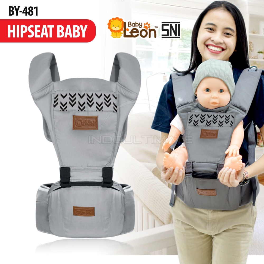 5in1 Way BABY LEON Gendongan Hipseat Bayi Tanpa Topi BY-481 Gendongan Bayi Model Terbaru Gendongan Bayi Depan Duduk Gendongan Bayi Samping Gendongan Multifungsi Gendongan Bayi Instan Anti Pegal Baby Carrier