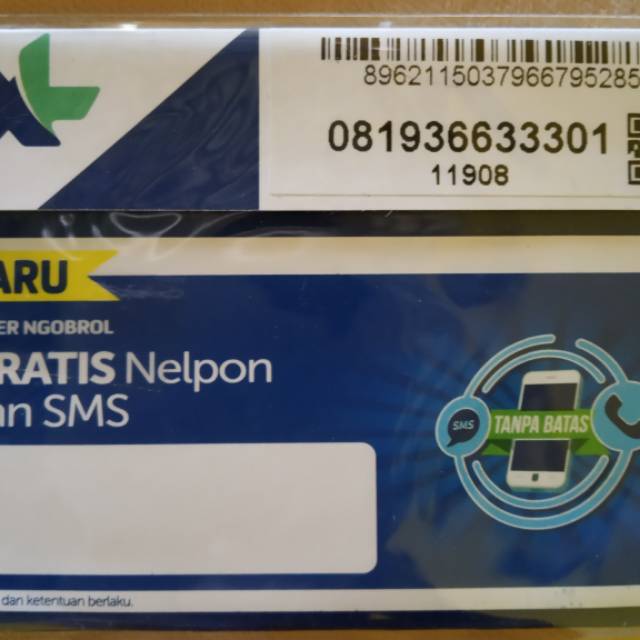 KARTU PERDANA XL NO CANTIK