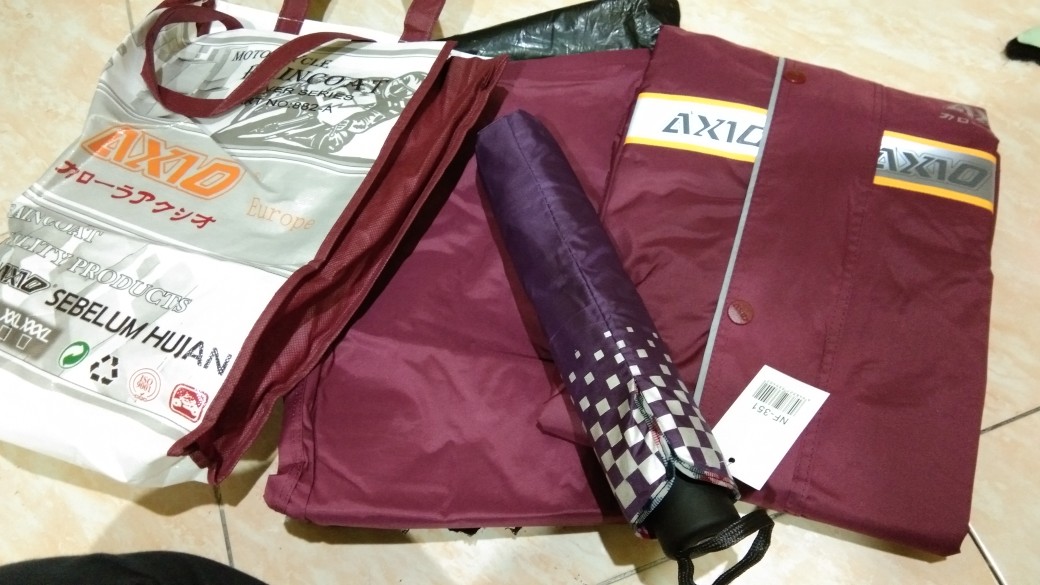 Payung Lipat 3 Super Jumbo Besar 10 R Jari Motif Nf 351-nagoya