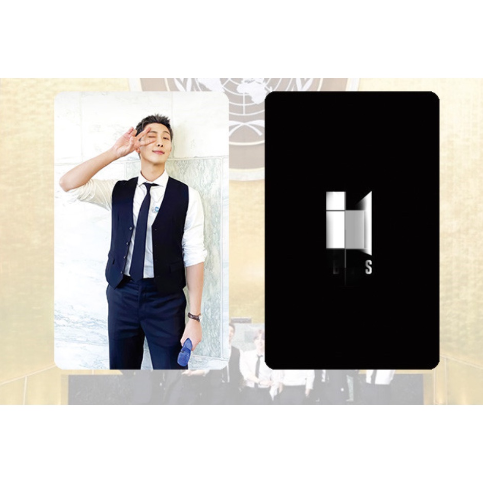 8pcs / set Kartu Foto Polaroid Desain BTS Star