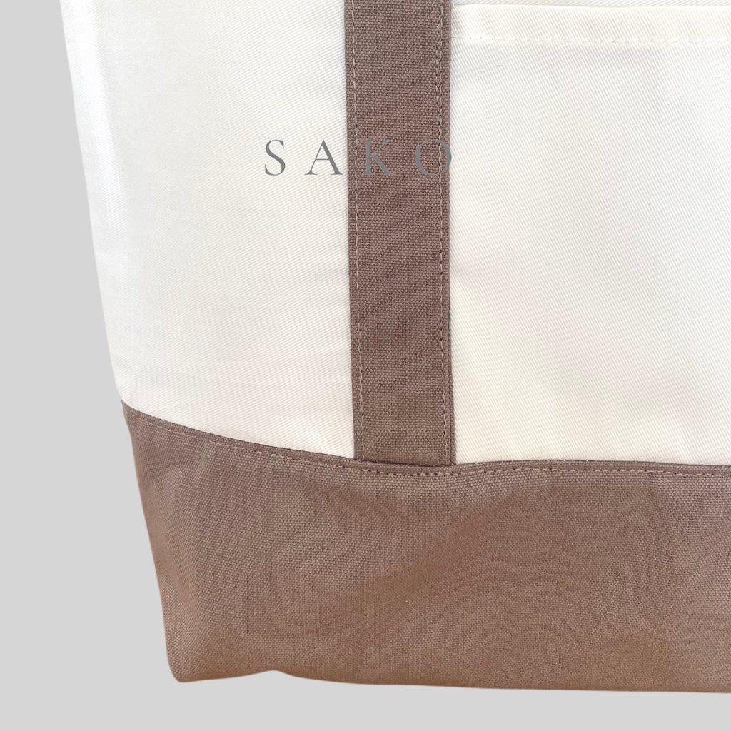 (SAKO) TOTEBAG KANVAS POLOS JAPANESE STYLE