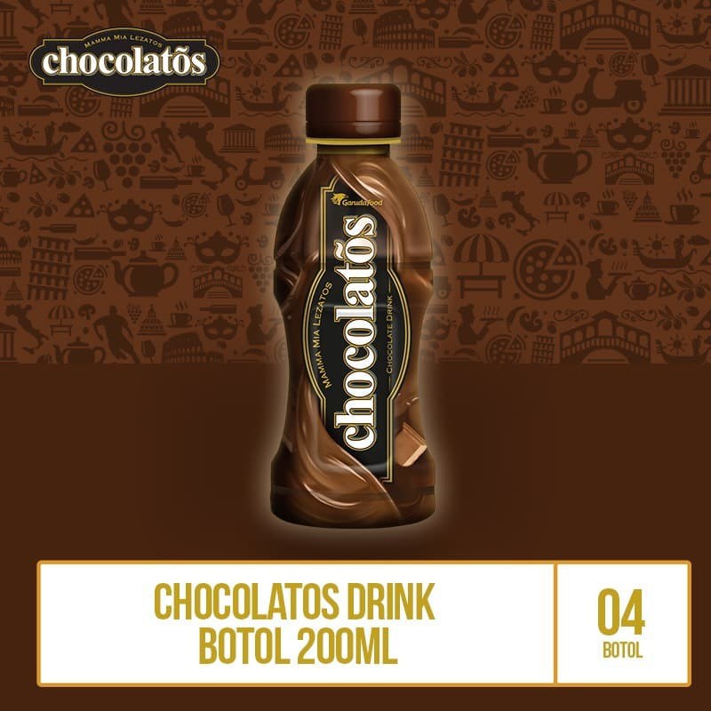 

PROMO CHOCOLATOS DRINK RTD KEMASAN BOTOL - 200 ML (ISI 4 BOTOL - BRINK2) TERMURAH