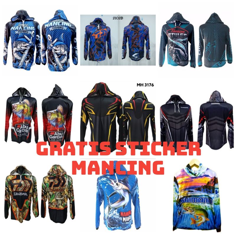 jersey mancing murah ada contongnya baju mancing kaos mancing