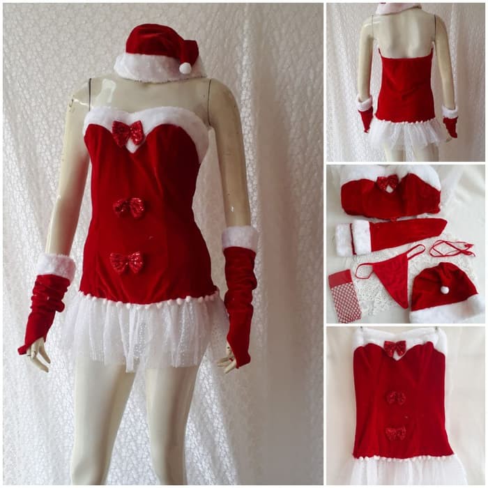 

CT 8733.KXV. RED AND WHITE - SANTA COSTUMS COMPLETE SET