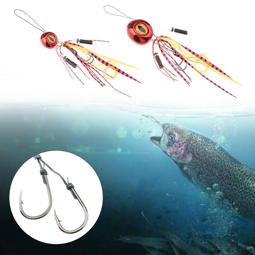 TOP Umpan Pancing Jenggot 40 /80 /120G Fish Tackle 3D Eyes Artificial Swimbait