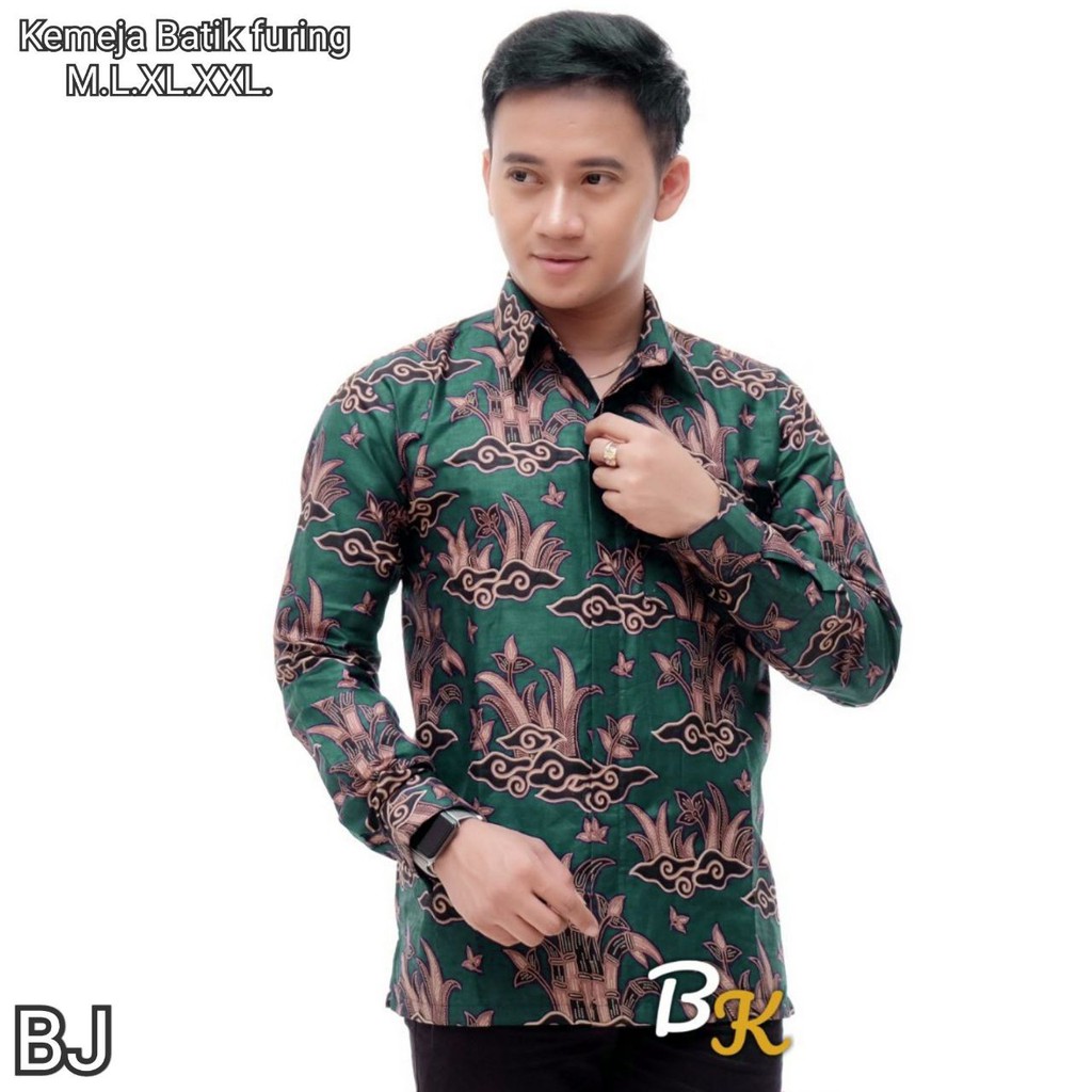 Kemeja Hem Batik Lapis Furing BJ