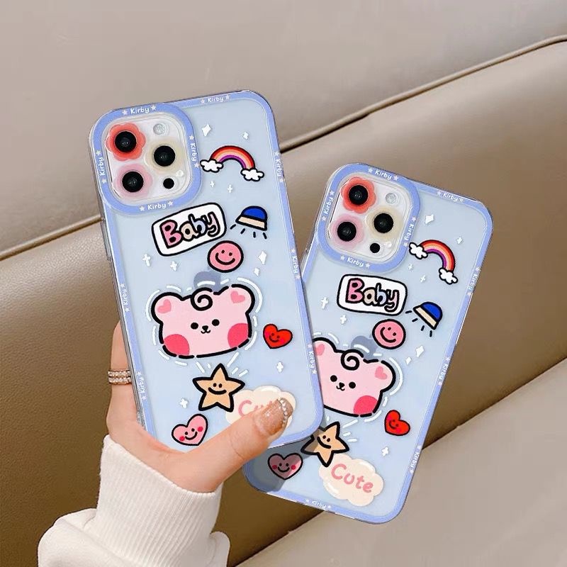 FH26 Softcase Protection Teddy Bear Beruang Xiaomi Redmi 9 Prime 9A 9i 9C 9T Note 8 Pro 9 Poco M3 X3 Pro, Samsung A02/M02 A02s/M02s A10 A10s A11/M11 A12 A20/A30/M10s A20s A21s A50 A50s A30s J2 Prime