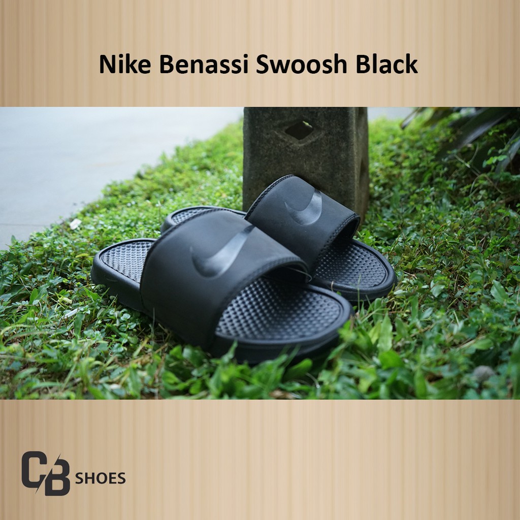 Sendal Nike Benassi Swoosh Black