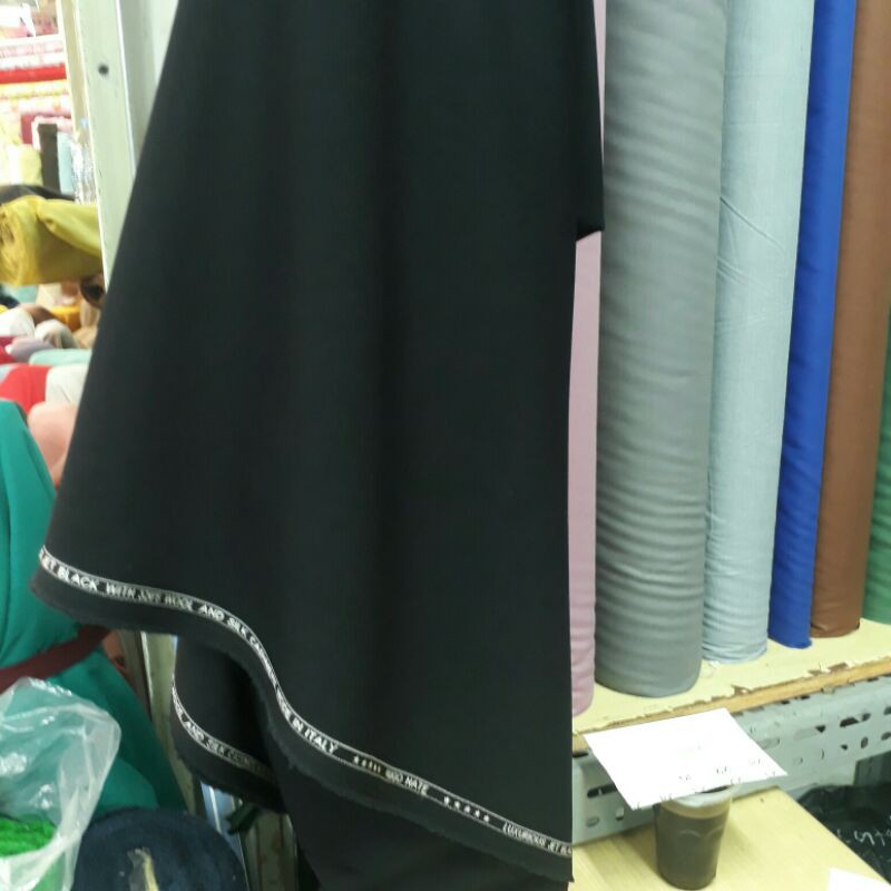 Bahan celana Jet black/Kain celana/Bahan rok