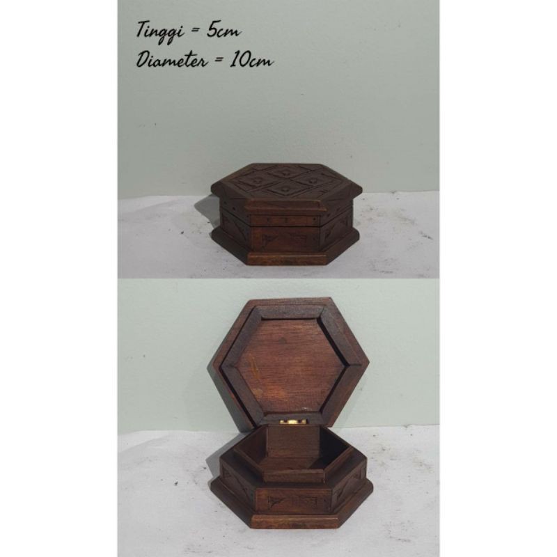 kotak kayu ukir perhiasan kotak penyimpanan