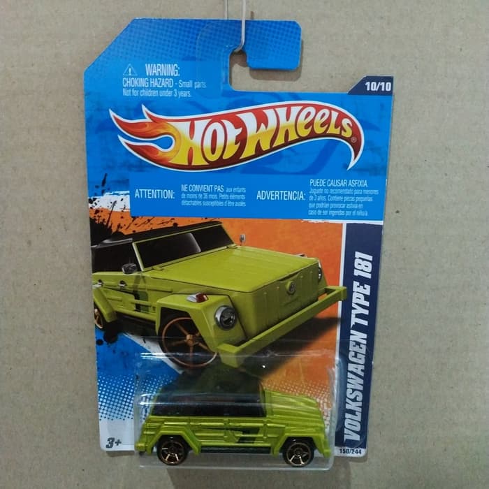 01 hot wheels vw type 181 hijau