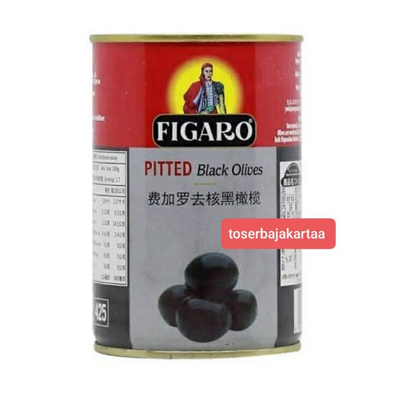 

Figaro Pitted Black Olives/ Buah Zaitun Hitam